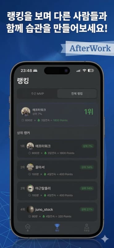 랭킹 - 함께 습관을 만드는 사람들